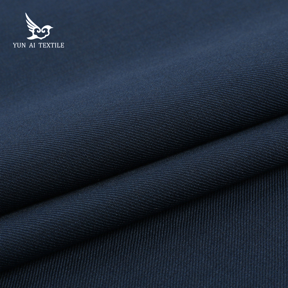 Navy spandex school coat unifrom fabric
